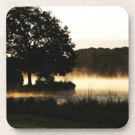 Posavasos Coastercna de Morning Lake Scene