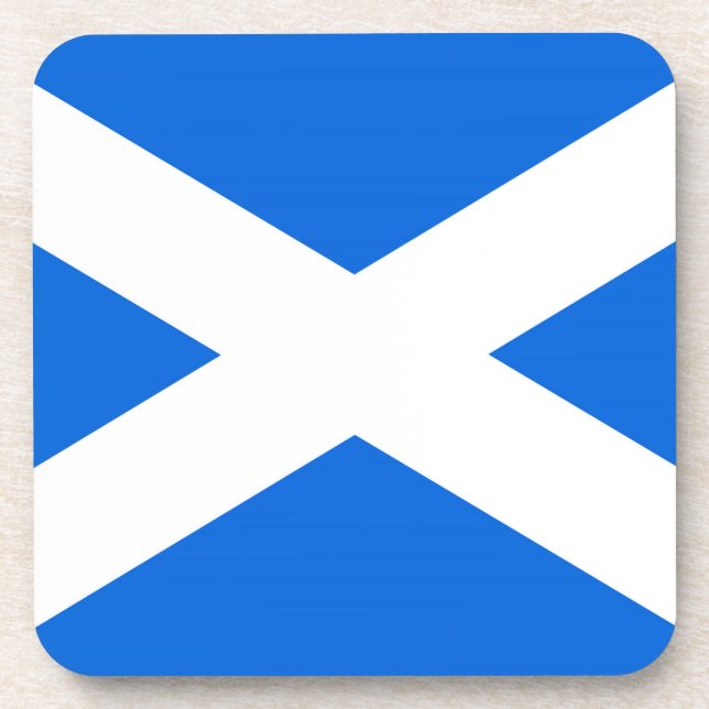 Posavasos Coastercnt de la bandera de Escocia (Frente)
