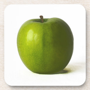 Posavasos Coasterisco de la manzana verde