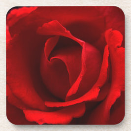 Posavasos Coasterisco de la rosa roja