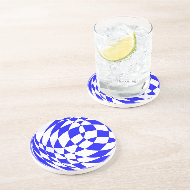 Posavasos Coasters (arenisca) - Bola de ajedrez 3D (Lado)