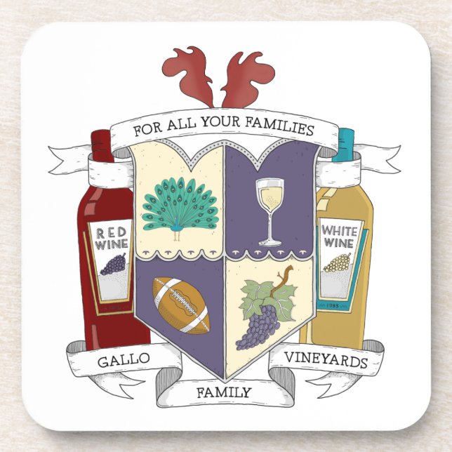 Posavasos Coasters cuadradas (Frente)