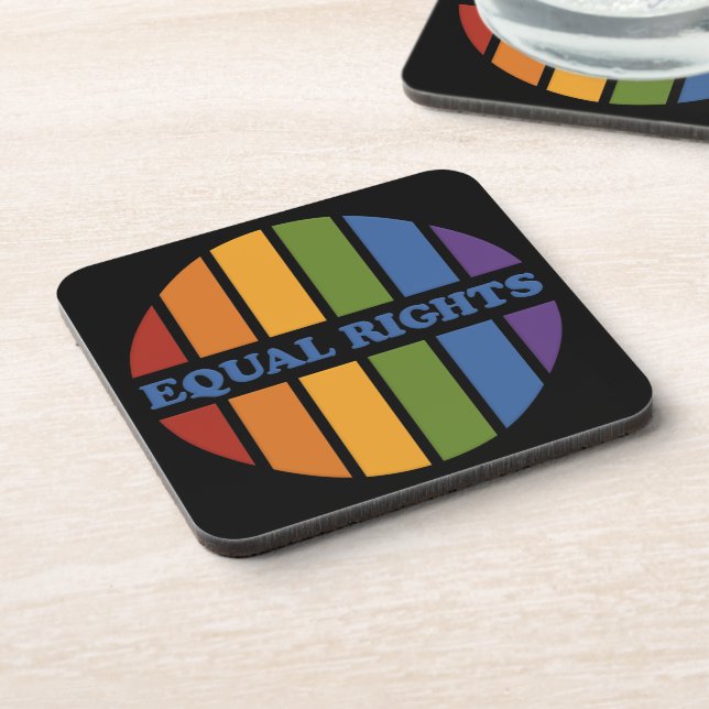 Posavasos Coasters de Equal Rights (Lado Izquierdo)