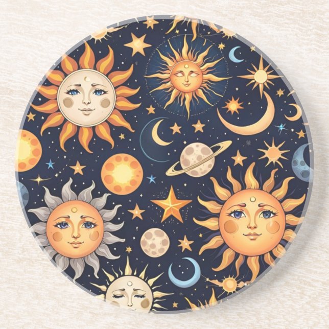Posavasos Coasters de Noche (Frente)