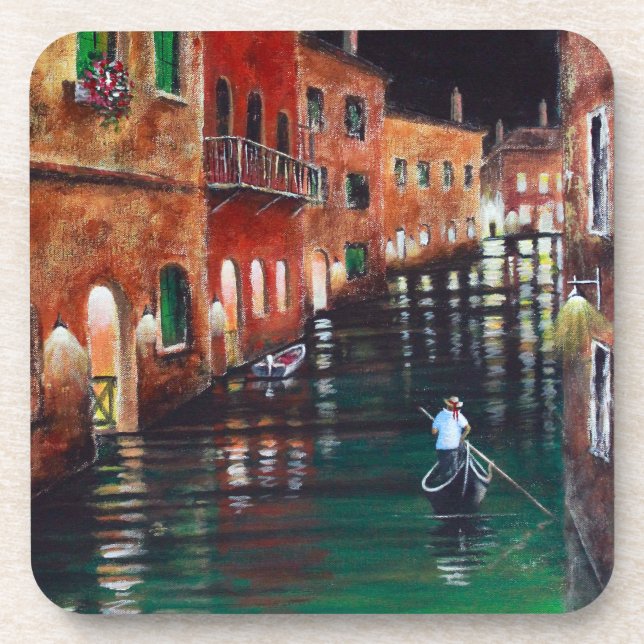 Posavasos Coasters de plástico duro (Frente)