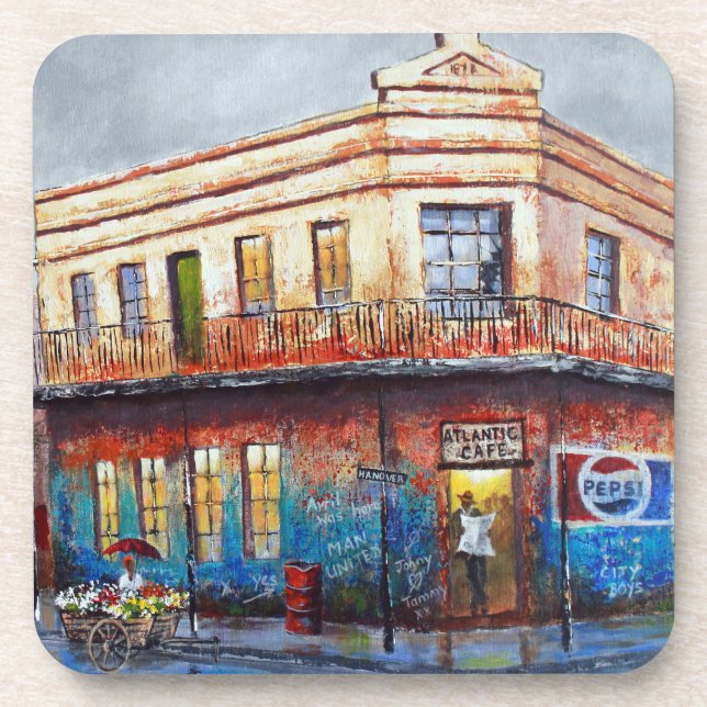 Posavasos Coasters de plástico duro (Frente)