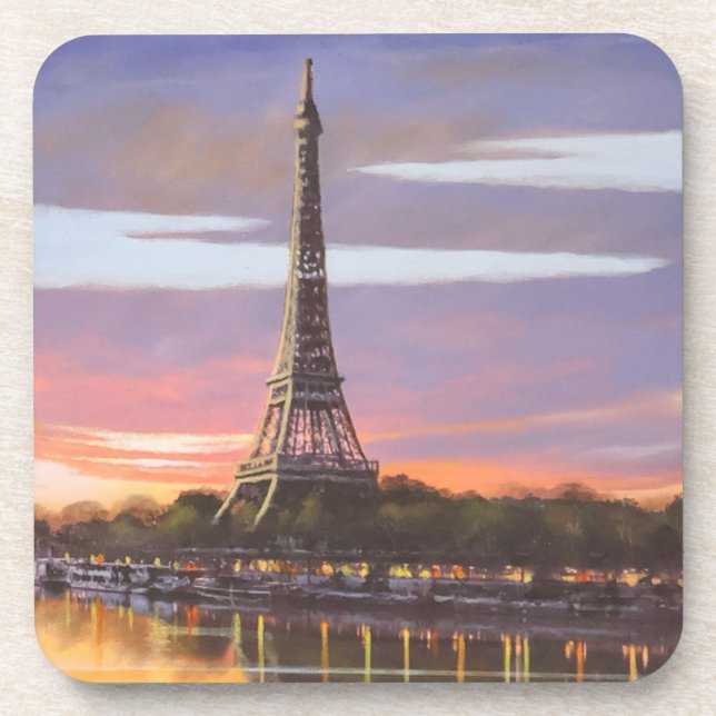 Posavasos Coasters de plástico duro (Frente)