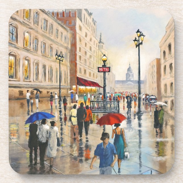 Posavasos Coasters de plástico duro (Frente)