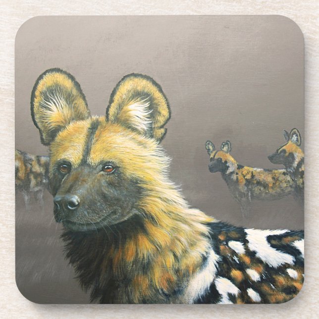 Posavasos Coasters de plástico duro (Frente)