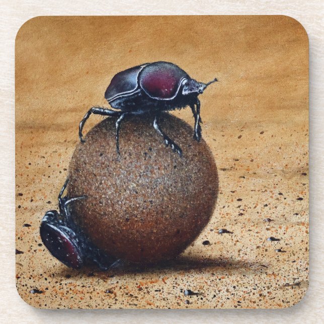 Posavasos Coasters de plástico duro (Frente)