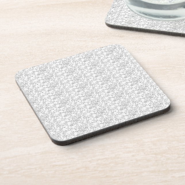 Posavasos Coasters de plástico duro | Trabajo pesado y práct (Lado Izquierdo)