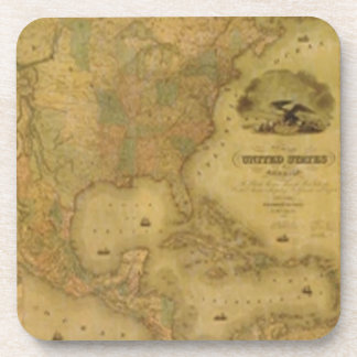 Posavasos Coasters de USA Map