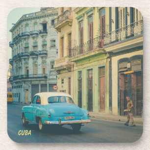 Posavasos Coche Clásico Antiguo Fotografía Callejera La Haba