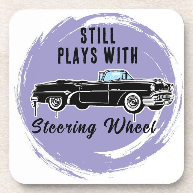 Posavasos coche vintage (Frente)