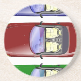 Posavasos Coches coloridos