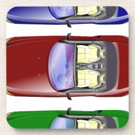 Posavasos Coches coloridos