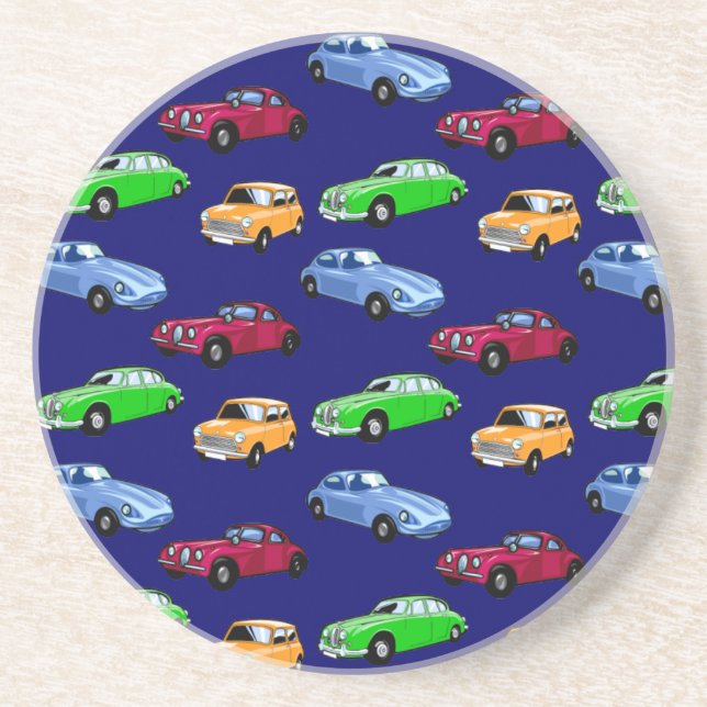 Posavasos Coches de personalizable (Frente)