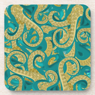 Posavasos Cocina de Bebida Octopus Moderno