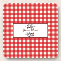 Cocina italiana personalizada de Red Gingham