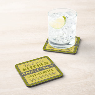 Posavasos Cocina - nombre personalizado - castradores