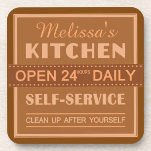 Posavasos Cocina - nombre personalizado - castradores