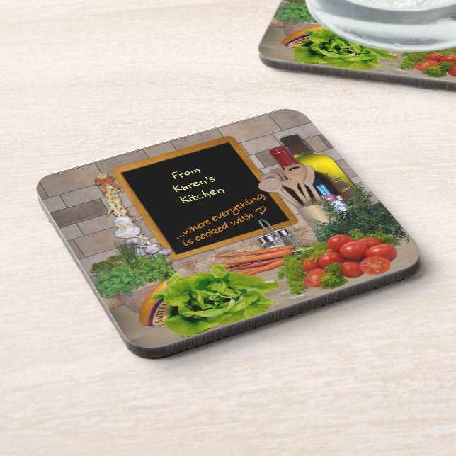 Posavasos Cocina personalizable (Lado Izquierdo)