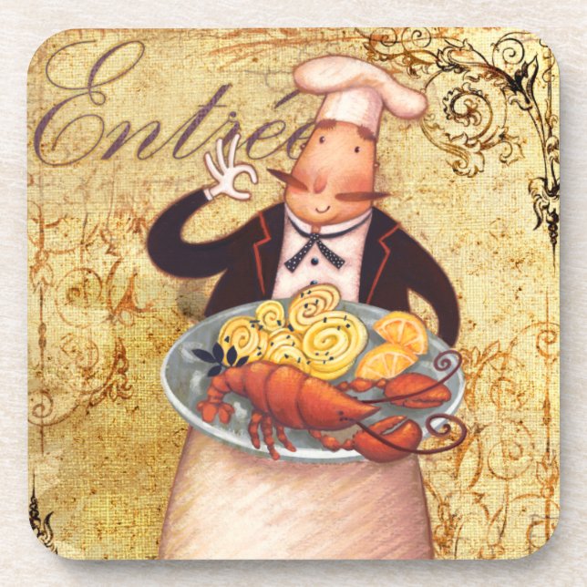 Posavasos Cocinero Entrée (Frente)