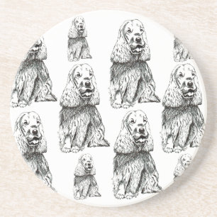POSAVASOS COCKER SPANIEL INGLÉS. PATTERN