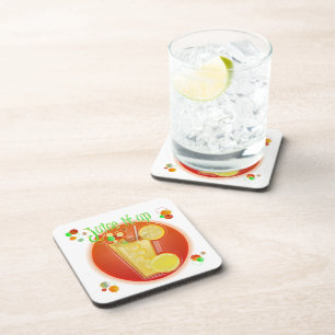 Posavasos Cóctel de jugo de 3D