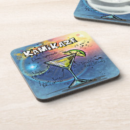 Posavasos Cóctel Kamikaze (#3 de 12 paquetes de recetas para