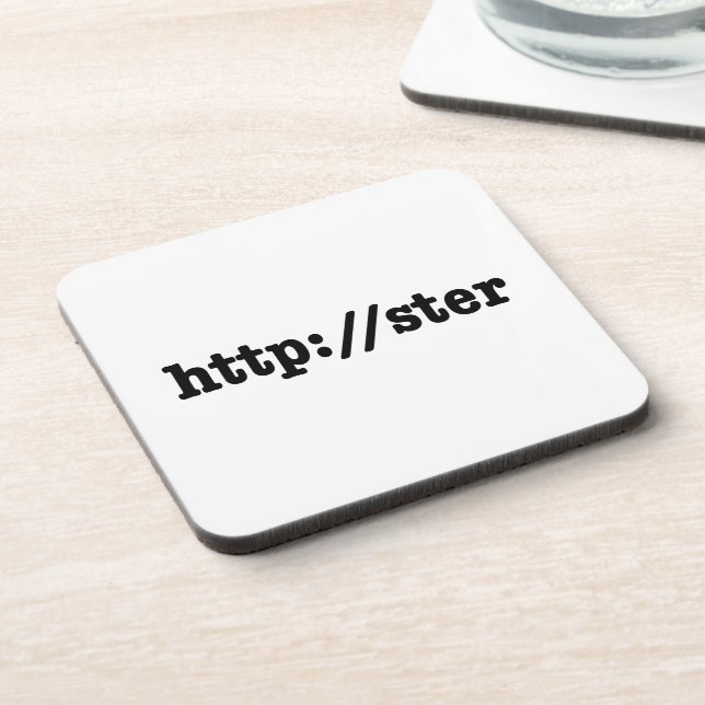 Posavasos código http://ster (Lado Izquierdo)