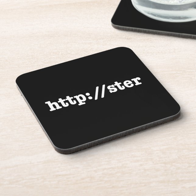 Posavasos código http://ster (Lado Izquierdo)