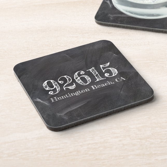 Posavasos Código postal de la placa de caldera (Lado Izquierdo)