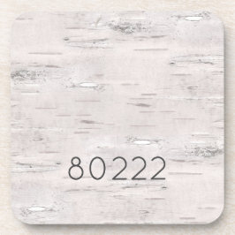 Posavasos CÓDIGO postal del árbol de aves Naturaleza exterio