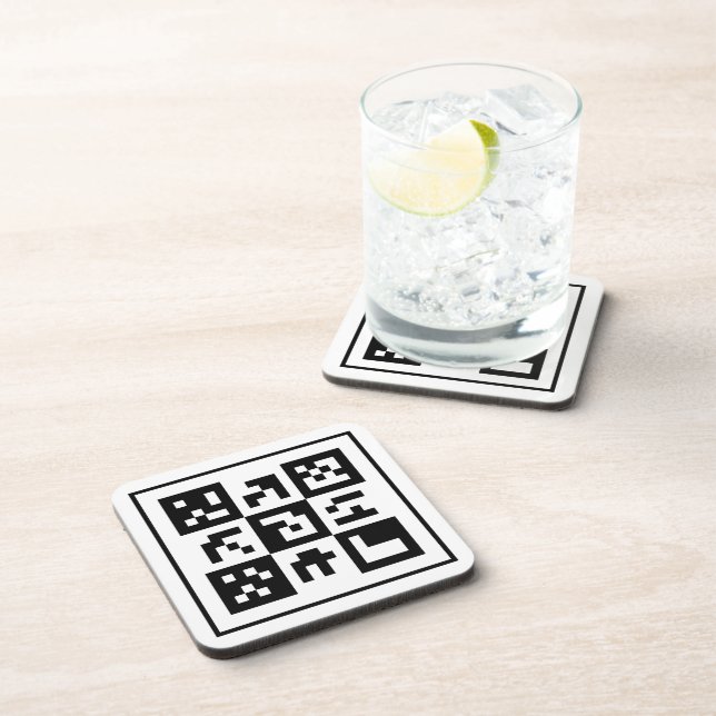Posavasos código qr (Lado Derecho)