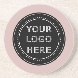 Posavasos Código QR negro elegante y elegante