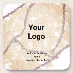 Posavasos Código QR personalizado simple agrega tu nombre lo