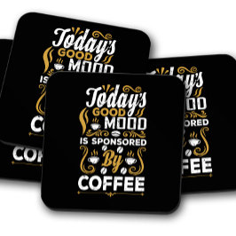 Posavasos Coffee divertido "Hoy es el humor" | Café humoríst
