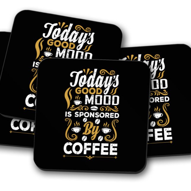 Posavasos Coffee divertido "Hoy es el humor" | Café humoríst (Subido por el creador)