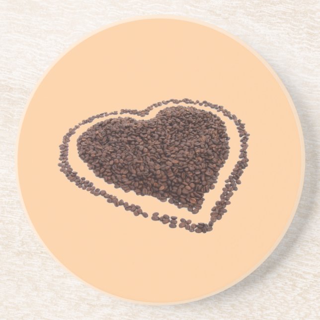 Posavasos Coffee Heart Coaster (Frente)