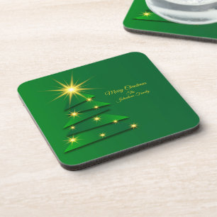 Posavasos Coincidir Set Green Tree Cambiar nombre plástico +