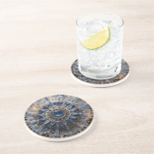Cojin de arenisca de Mandala de Cianita