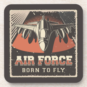 Posavasos Cojín decorativo de la Fuerza Aérea de Aviación