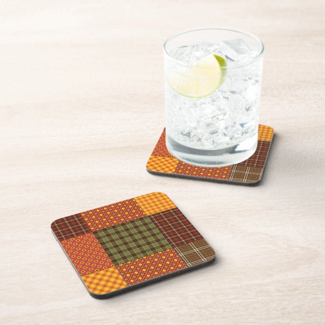 Posavasos Colcha de comodidad de otoño (Lado Derecho)