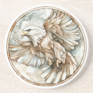 Posavasos Colección de águila salvaje del águila calva y la
