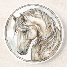 Posavasos Colección de caballos salvajes y sin tiempo