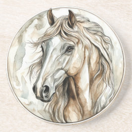 Posavasos Colección de caballos salvajes y sin tiempo