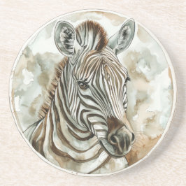 Posavasos Colección de cebra de tocino salvaje y timbre