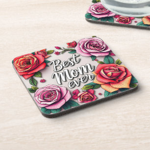 Posavasos Colección de regalos de lujo floral moderna