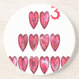 Posavasos Colección Ho Ho Ho Ho Hearts.